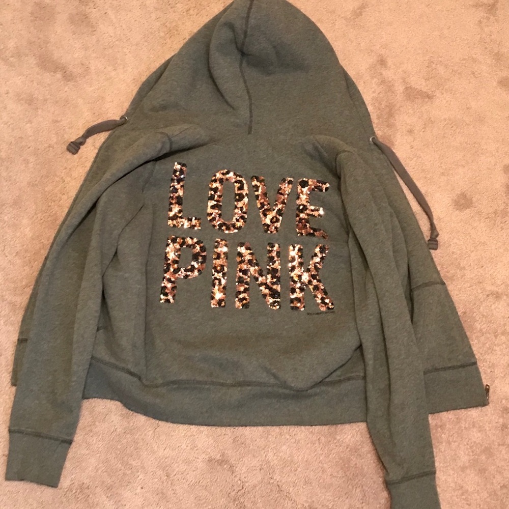 Victoria’s Secret PINK bling leopard fur size S